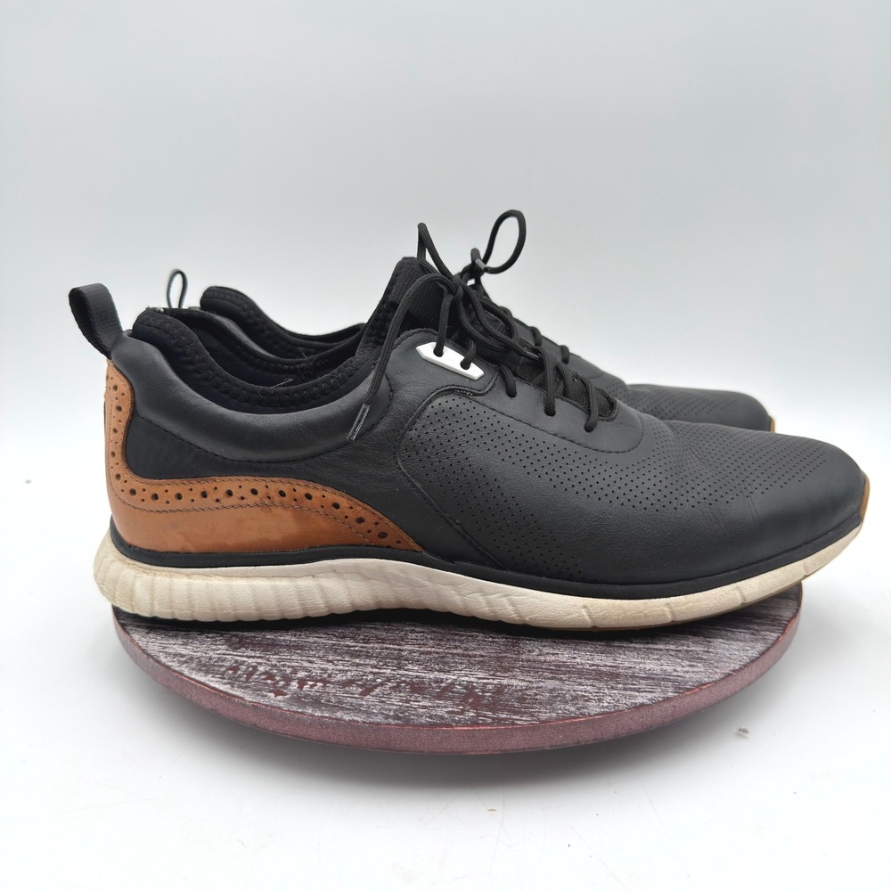 Johnston & Murphy Golf Shoes Mens Size 13 XC4 Waterproof Leather Black Brown